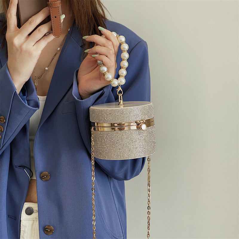 Fashion Pearl Portable Bucket Bag