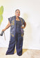 Plus Size Wide Leg Pant with Drawstring Mini Kimono 2-piece Set