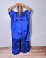 Mid-slit Hard Satin Front Beaded Agbada Bubu