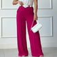 Solid Color Loose Wide-leg Pants