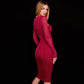 Bandage Mesh Long Sleeve Dress Stepper