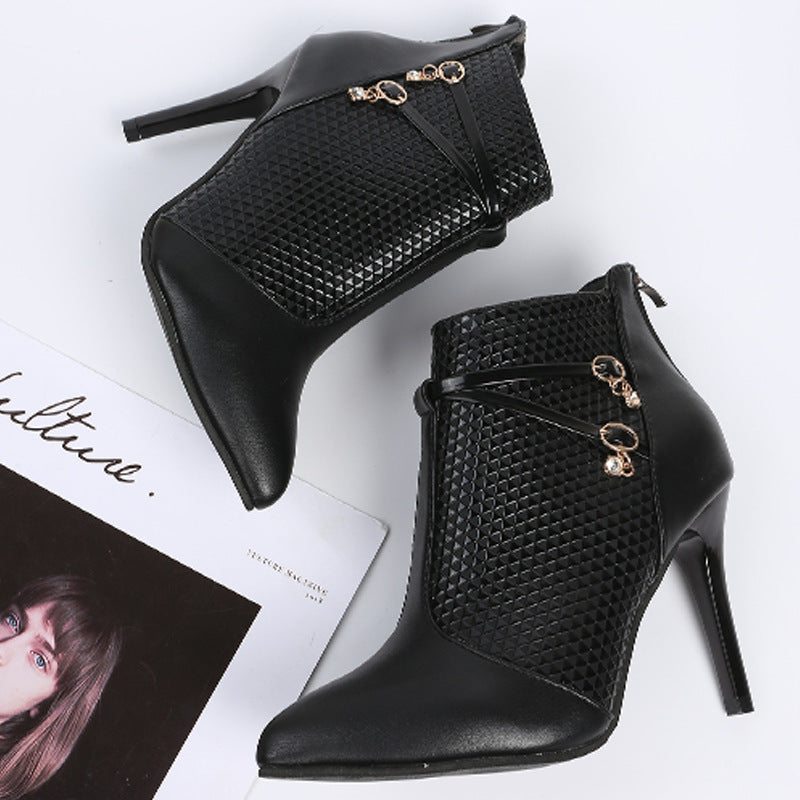 High Heel Ankle Boots