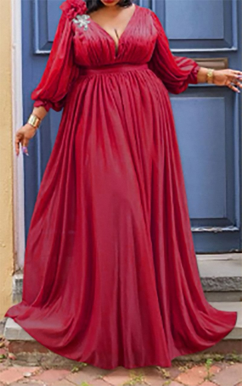 Commuter European And American Plus Size Women's Dress