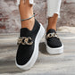 Chain Flats Breathable Mesh Shoes