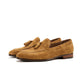 Men's Suede Leather One-step Tassel Loafers