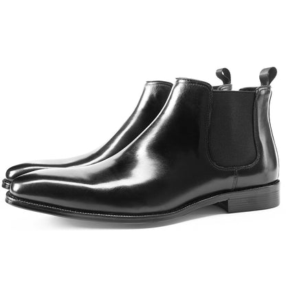 Leather British Style Chelsea-Martin Boot