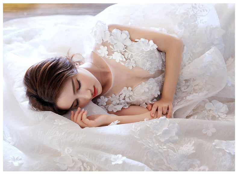 Elegant Princess Bride wedding dress