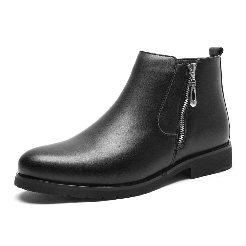 Leather Formal Men Ankle Boots