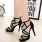 Fashion Thin High Heel Color Matching Women's Sandals