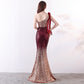 One Shoulder Party Dress Long