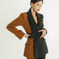 Classy Lady Suit Jacket + High Waist Pant-Two-Piece Suit