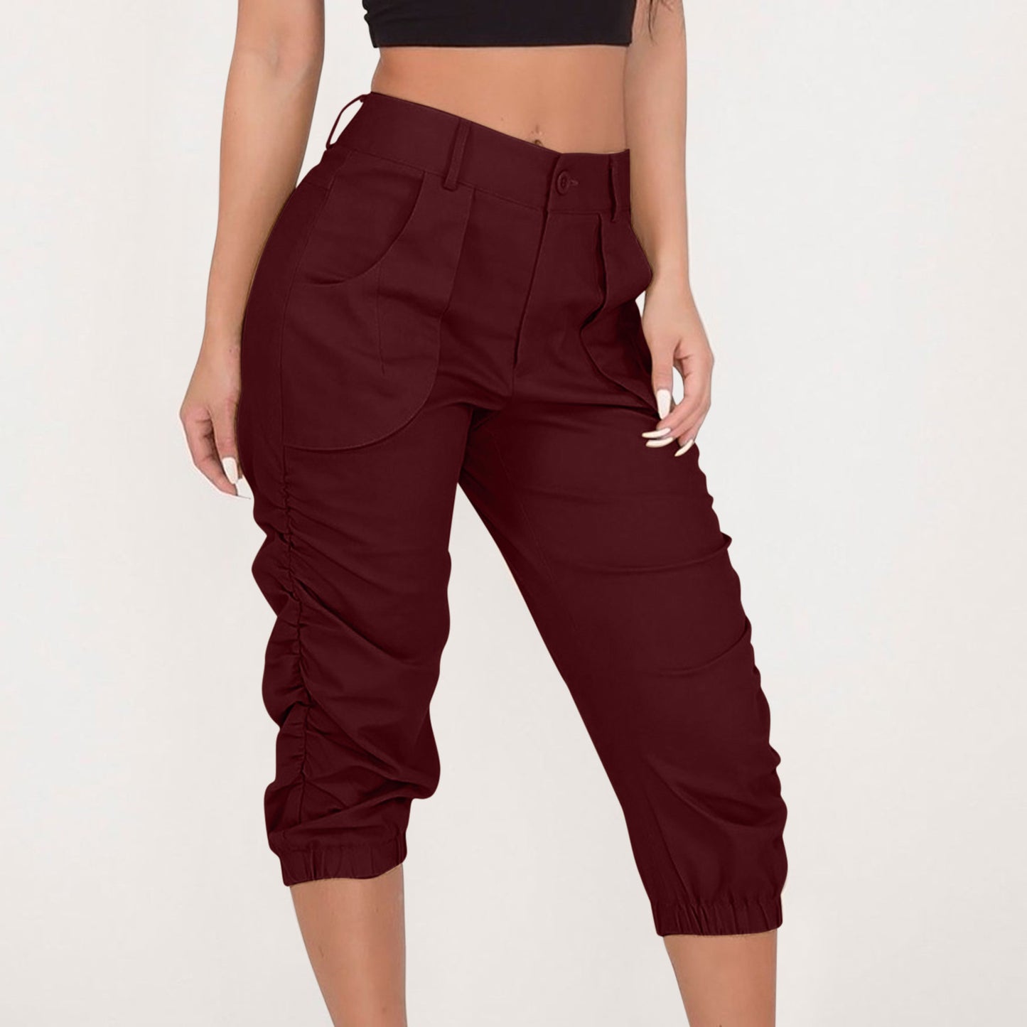 Casual Cropped Pants