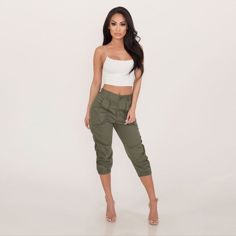 Casual Cropped Pants