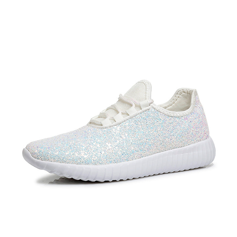 Women's cross-border sequin casual shoes