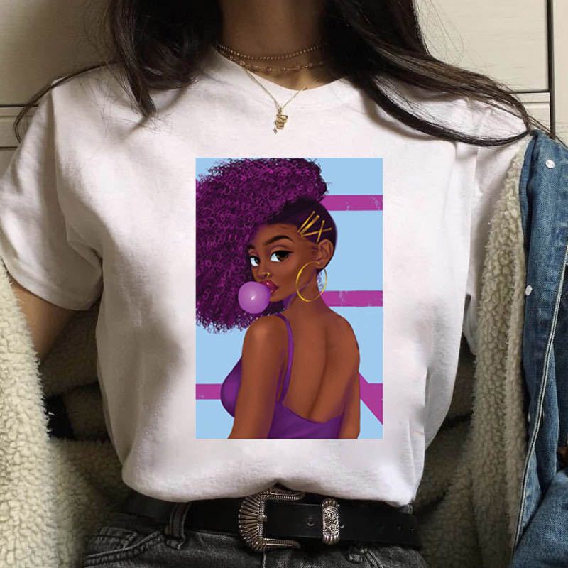 African girl printed shirt