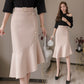 High Waist Irregular Skirt