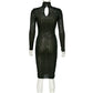 Women long-sleeved sequin dress