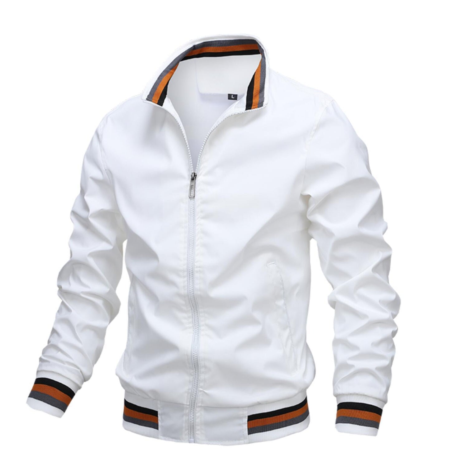 Spring and autumn sports solid color jacket