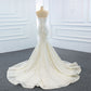 Beautiful Elegant Two Fishtail Tube TopsThin and Dreamy Detachable Bridal