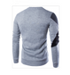 Seagull Printed Casual Round-Neck Slim Cotton Knitted Men Sweaters