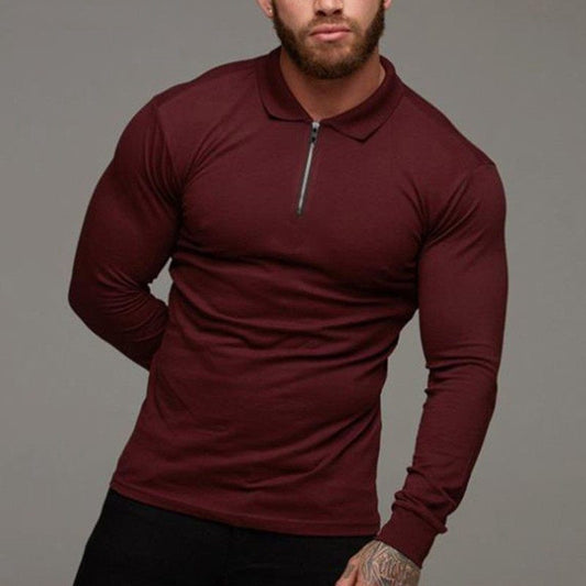 T Shirt Longsleeve Men Polo Shirt