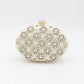 Round Egg Shaped Diamond Clutch