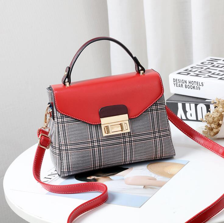 Plaid Casual Check Ladies Handbags