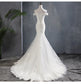 Mermaid light wedding dress lace