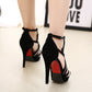 Fashion Thin High Heel Color Matching Women's Sandals