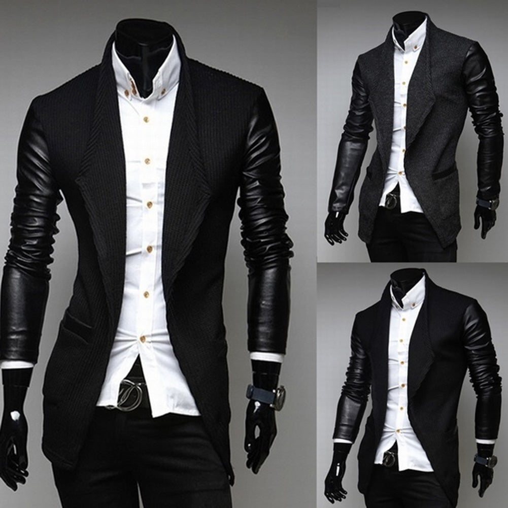 Men Blazers Fashion Formal Jacket