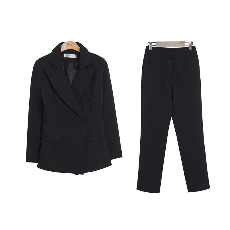 Elegant women two-piece trousers-office wear