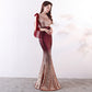 One Shoulder Party Dress Long