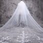 Lace bridal veil