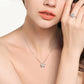 Sterling Silver Zircon Mosaic Necklaces & Pendants Gift