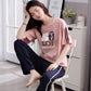 Ladies Loose Short Sleeve Home Service Suit