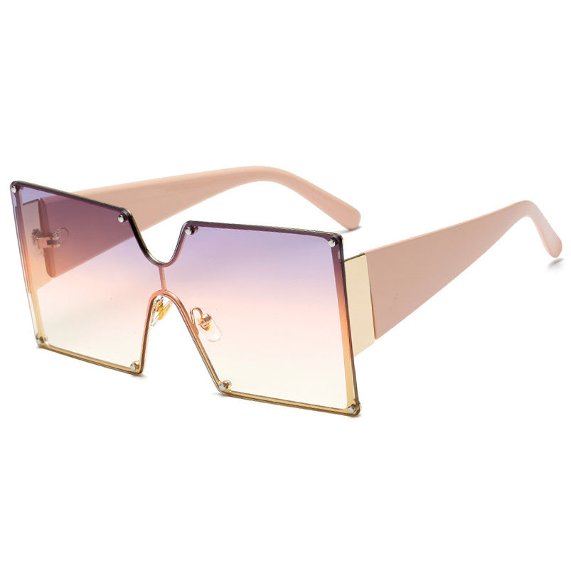 Metal Rimless Sunglasses