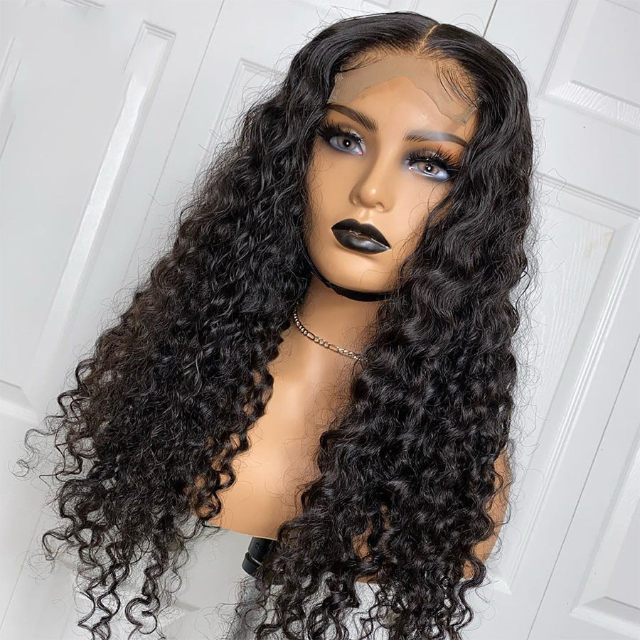 HD Lace Frontal Wig Curly Dense Human Hair