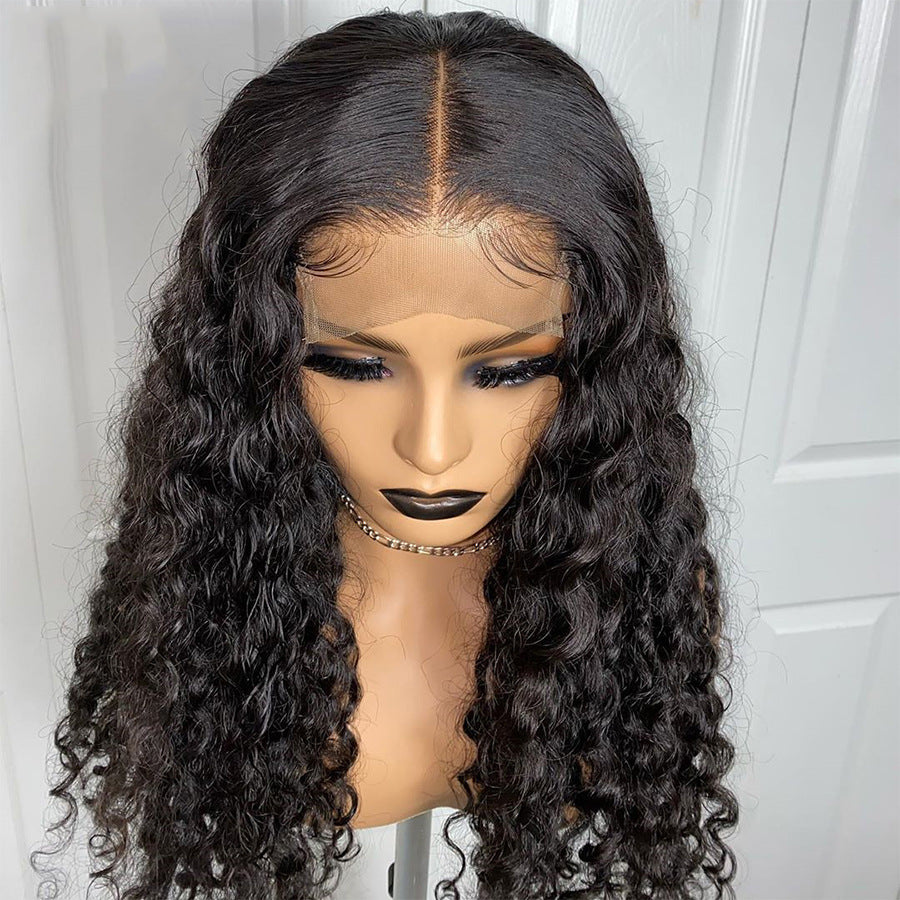 HD Lace Frontal Wig Curly Dense Human Hair