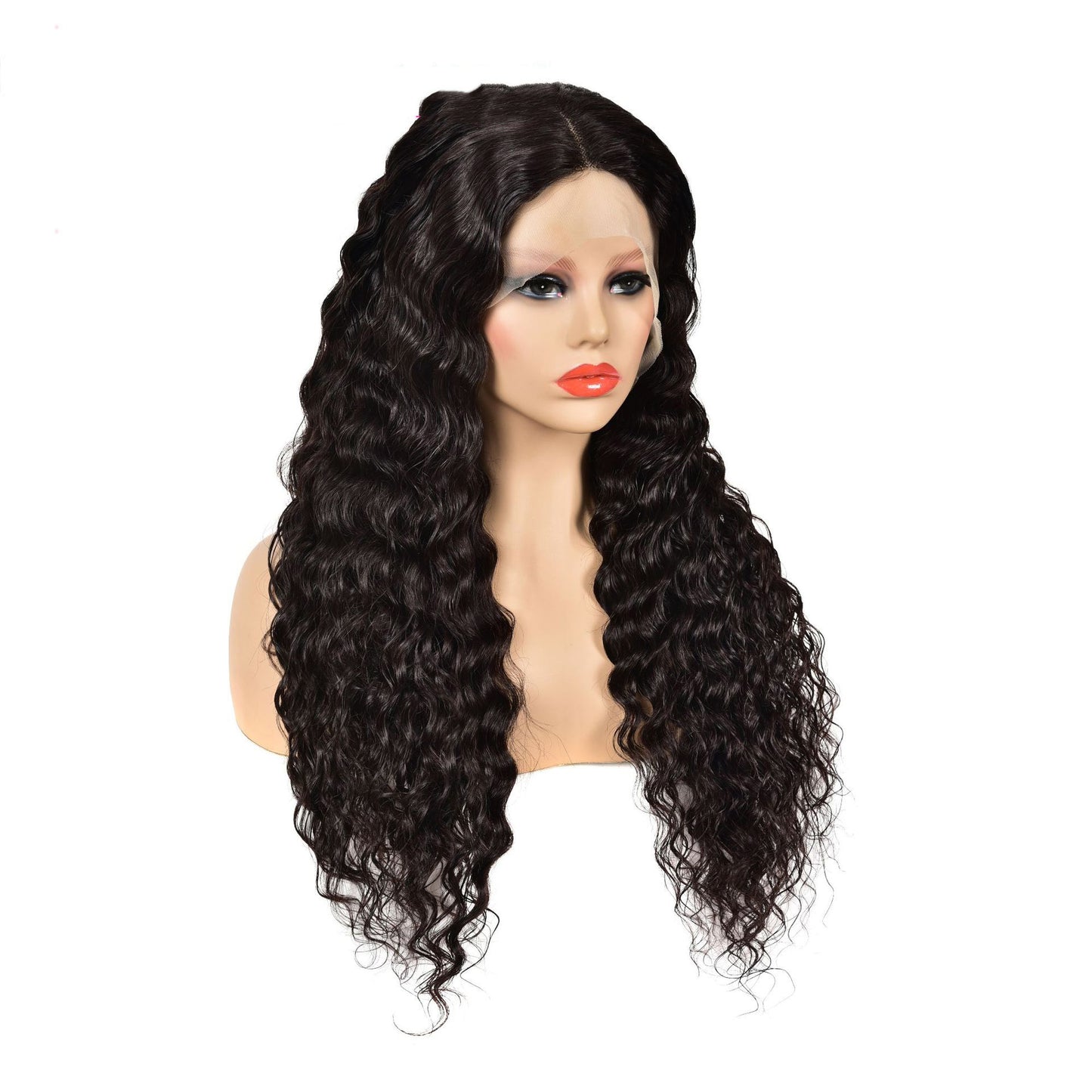 Handmade Full Hair-Stitched Densed Wig _ T-Shaped Headgear Lace