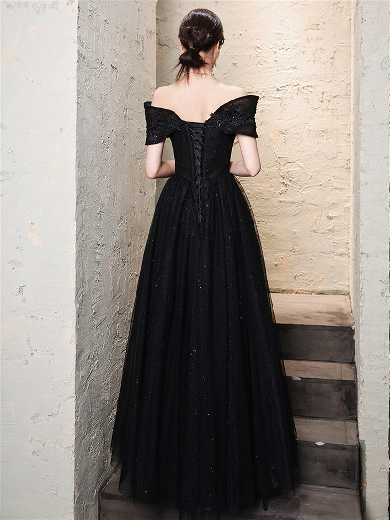 High-end French Light Luxury Long Evening Dress