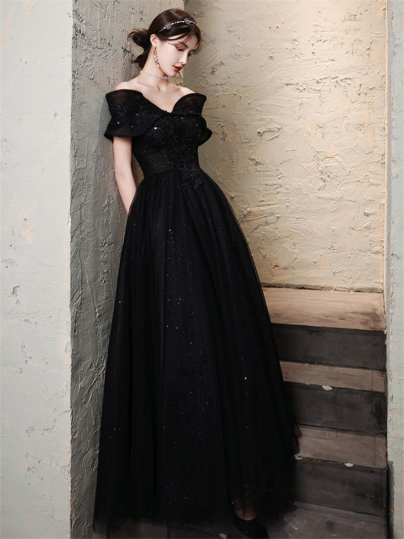 High-end French Light Luxury Long Evening Dress