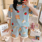 Short-Sleeved Loose And Comfortable Pajamas