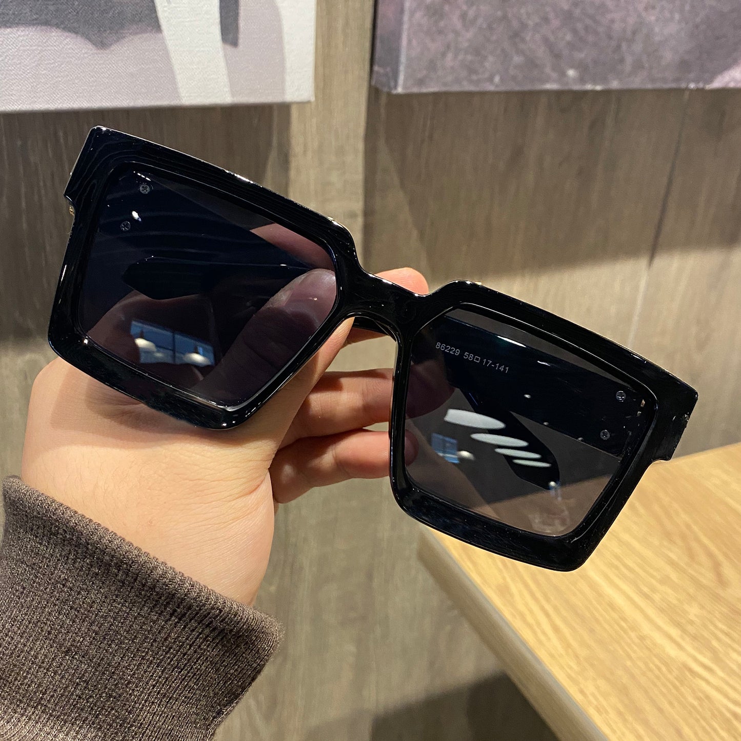 Trendy Hip-Hop Style Big Frame Sunglasses