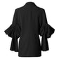 Suit Jacket Pleated Butterfly Double Sleeves