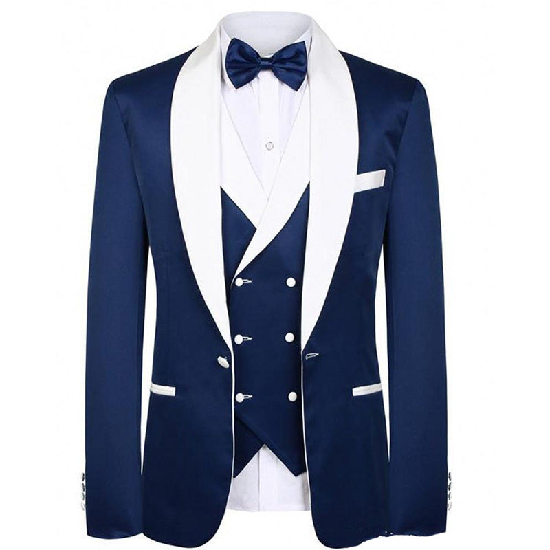 Three-piece Suit Groom Best Man Wedding Banquet Suit Male