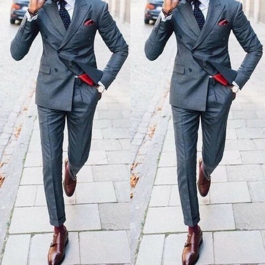 Men Suits - Formal Business Suits - Wedding Suit 2 Piece