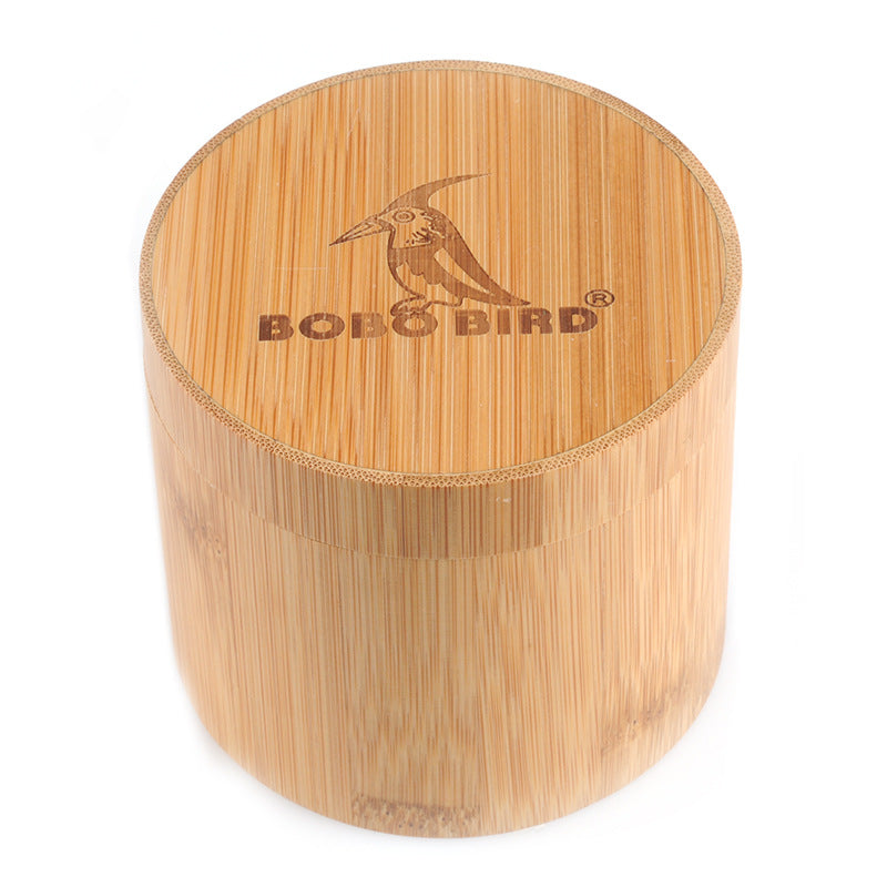 BOBO BIRD Round Bamboo Box for Watches/Jewelry