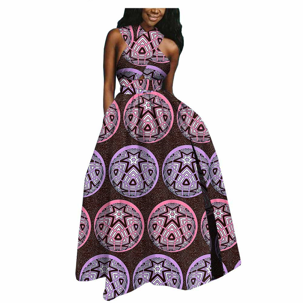 African Ethnic Batik Printed Dress