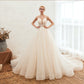 Starry Sky Luxury Thin Backless Dream Wedding Dress