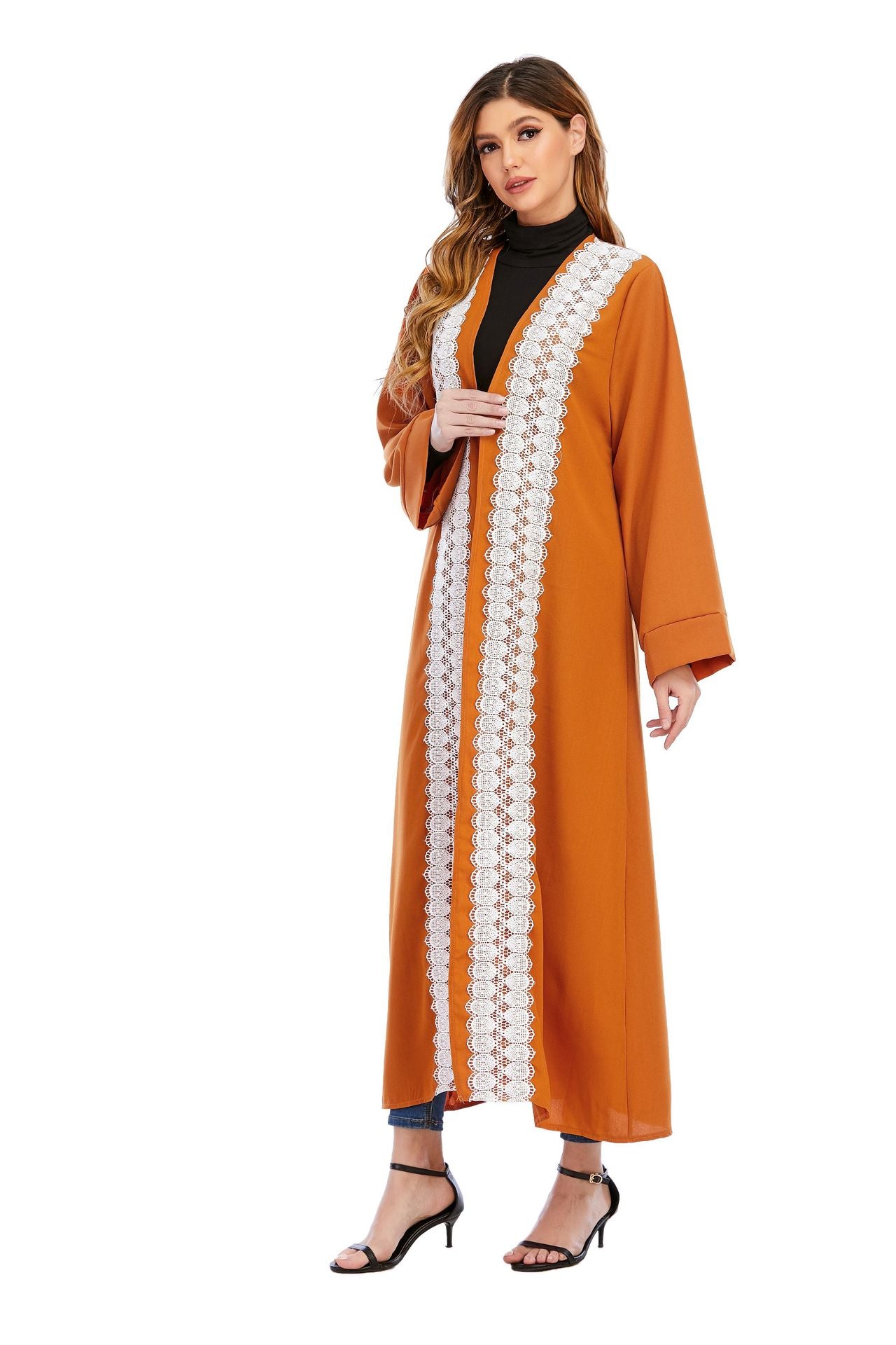 Muslim Abaya Cardigan Middle Eastern Robe